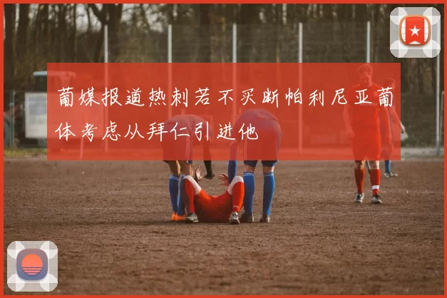 葡媒报道热刺若不买断帕利尼亚葡体考虑从拜仁引进他